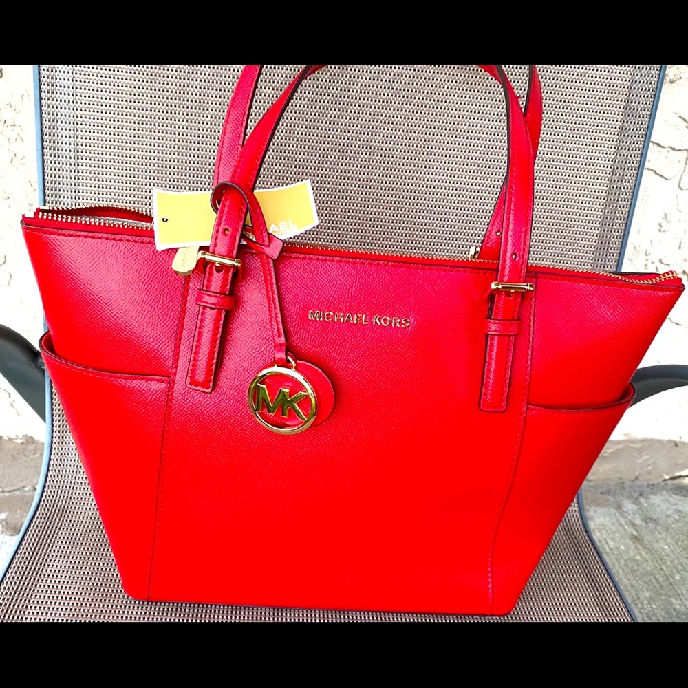 Authentic MK Red handbag NWT